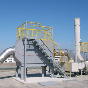 Exhaust gas treatment equipment